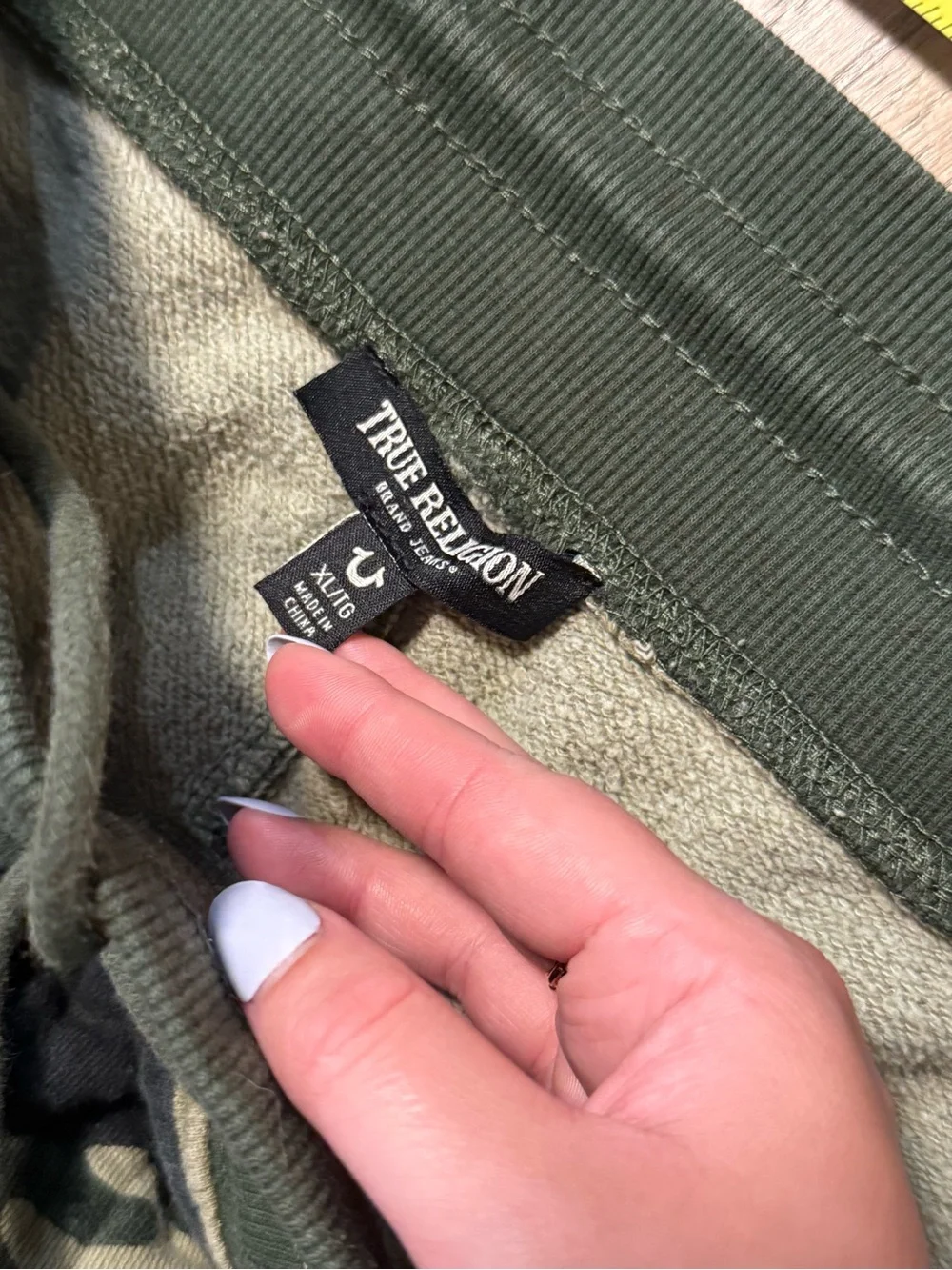 True Religion Camo Joggers Size XL